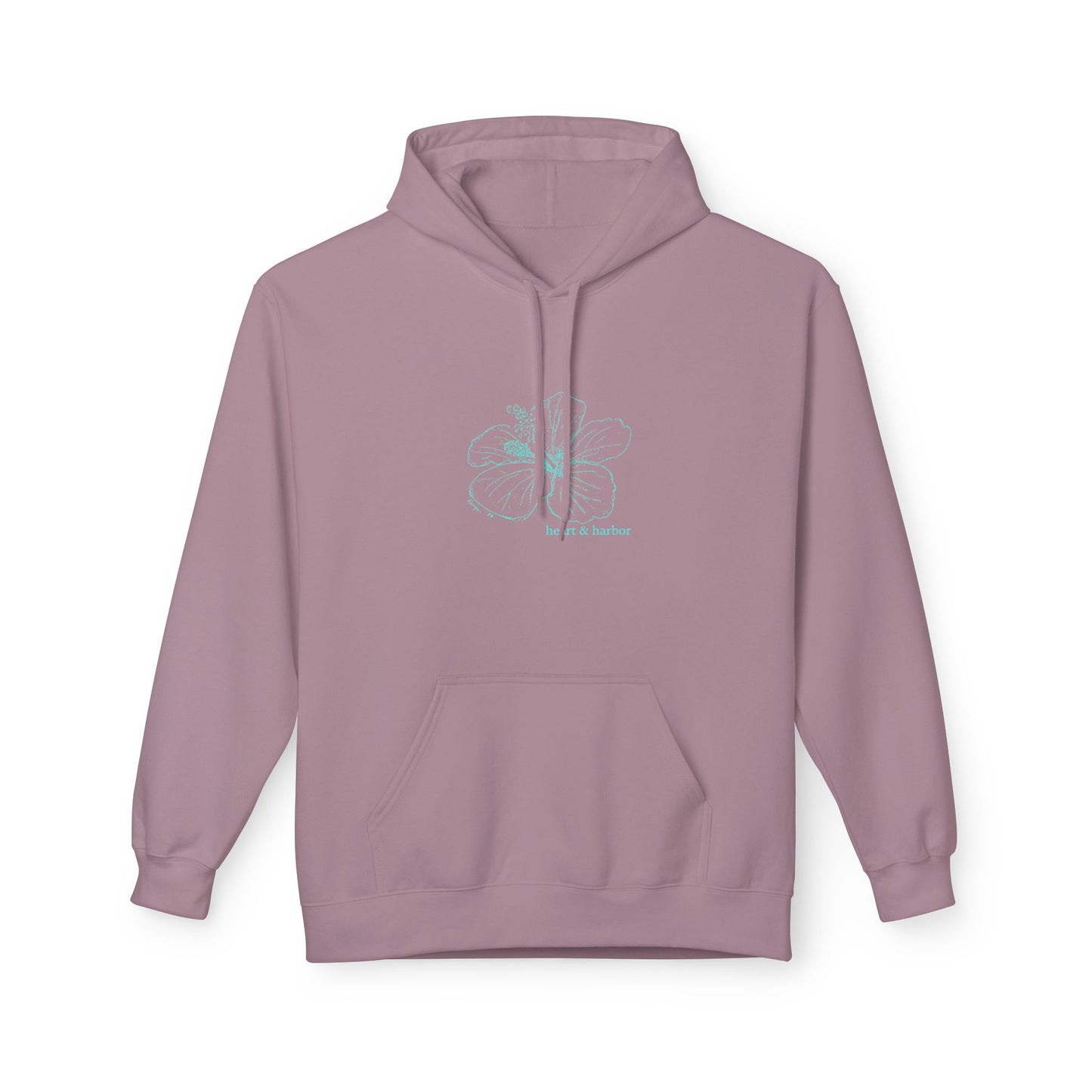 Hibiscus Color Pop Hoodie | Unisex | Hand Drawn | Multiple Colors