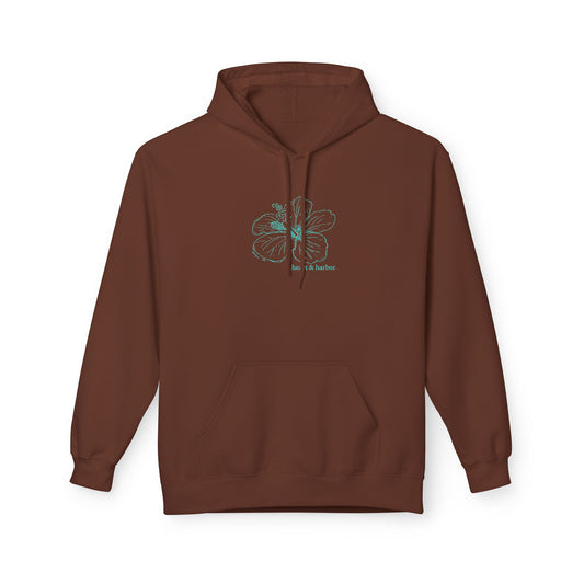 Hibiscus Color Pop Hoodie | Unisex | Hand Drawn | Multiple Colors