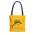 Sailfish | Illustrated Tote Bag | heart & harbor | Yellow