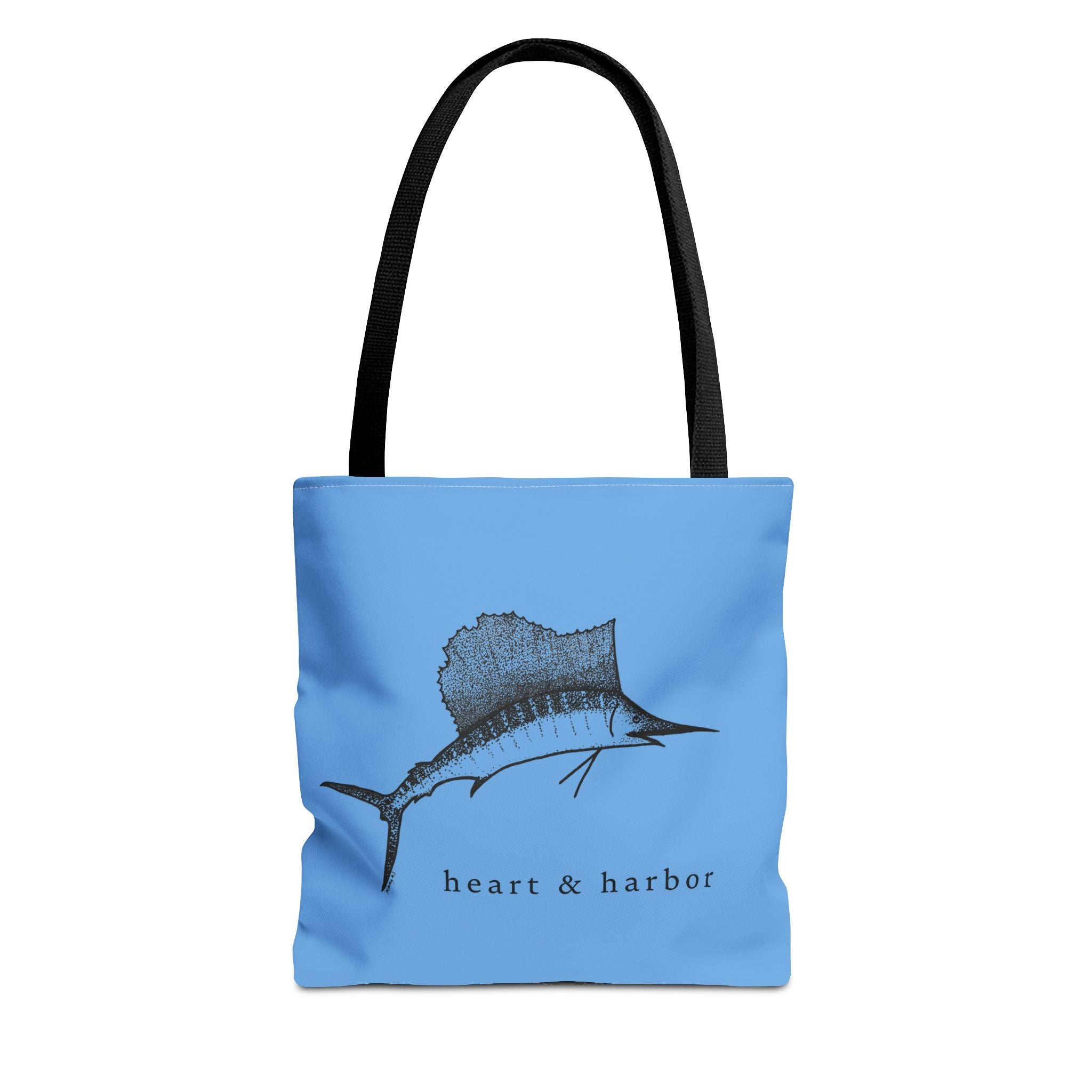 Sailfish | Illustrated Tote Bag | heart & harbor | Blue