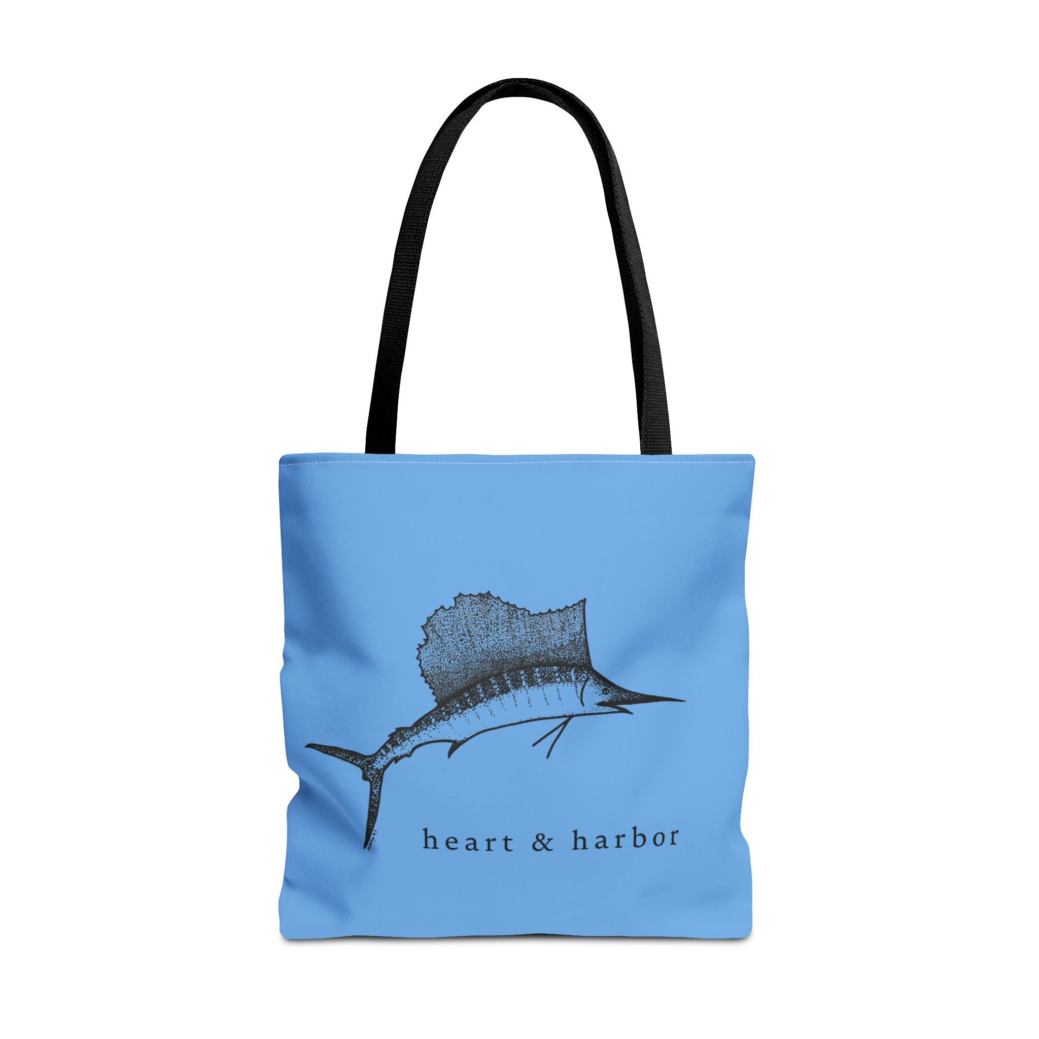 Sailfish | Illustrated Tote Bag | heart & harbor | Blue