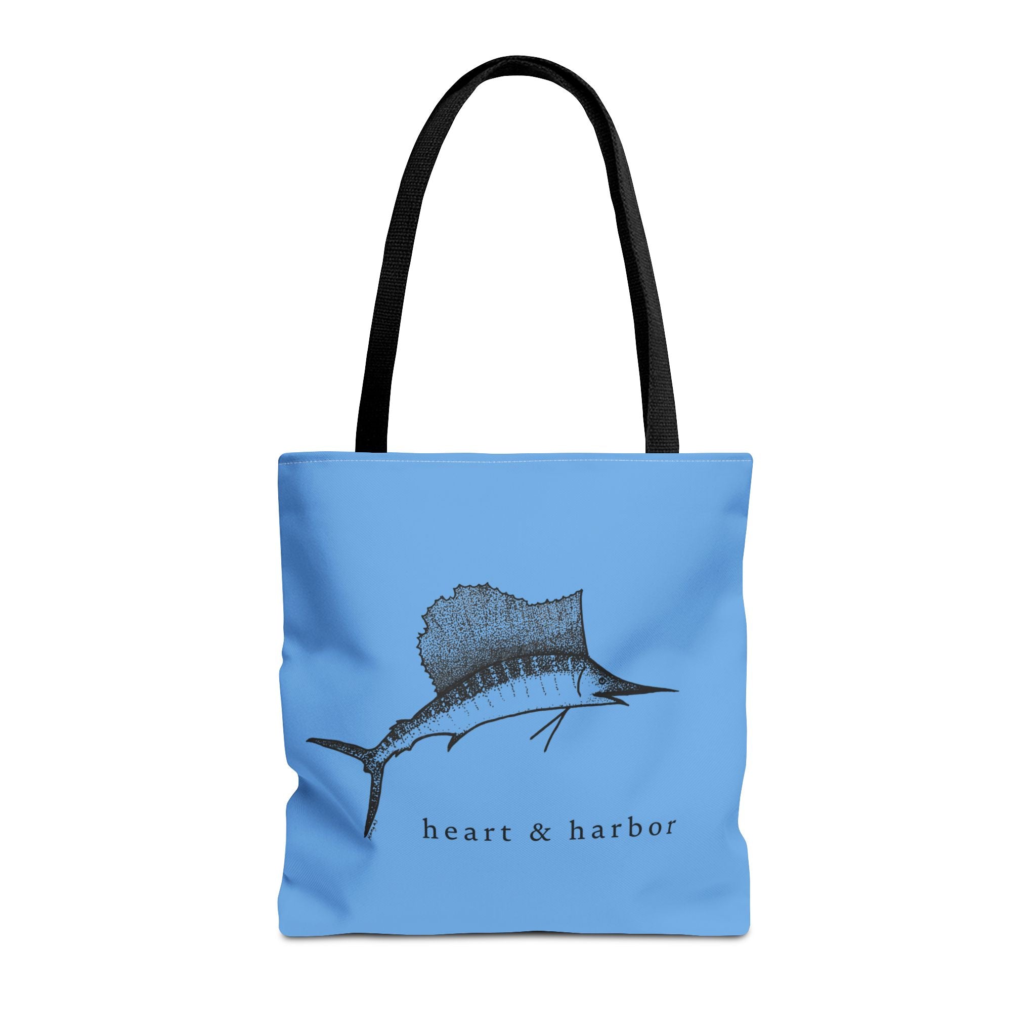 Sailfish | Illustrated Tote Bag | heart & harbor | Blue
