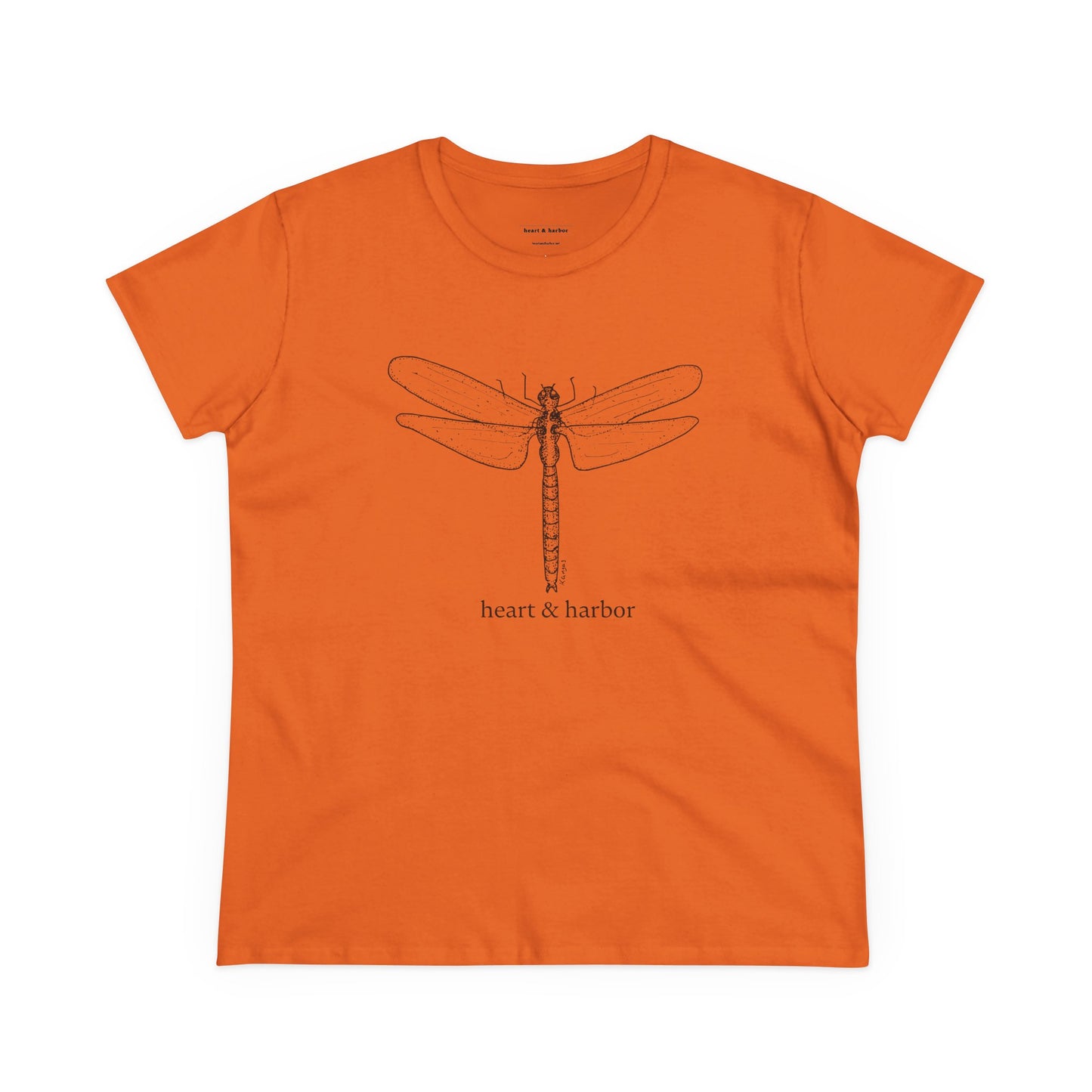 Dragonfly Unisex T-Shirt | Original Hand-Drawn Art | Heart & Harbor | multiple colors