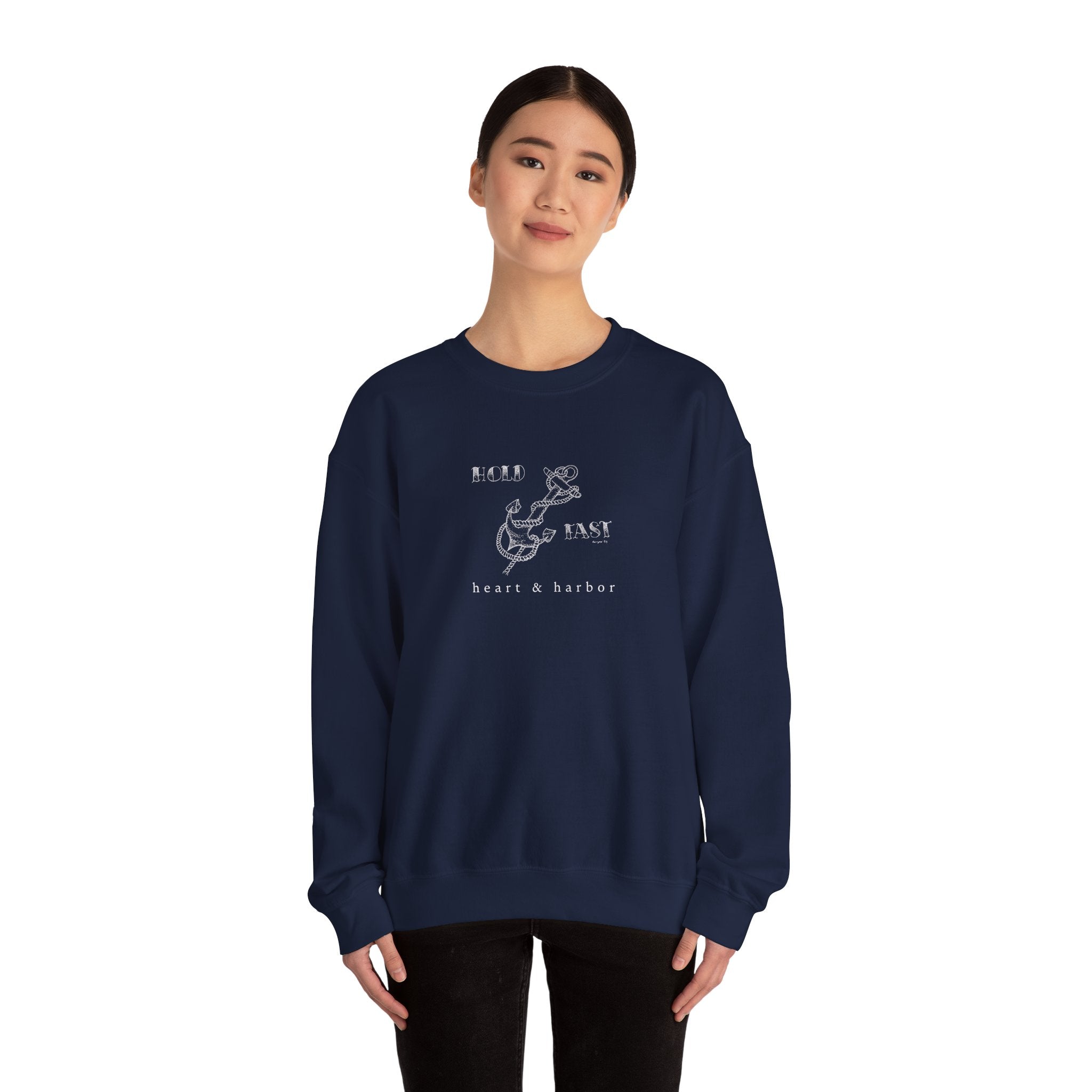 Hold Fast Anchor - Crewneck Fleece