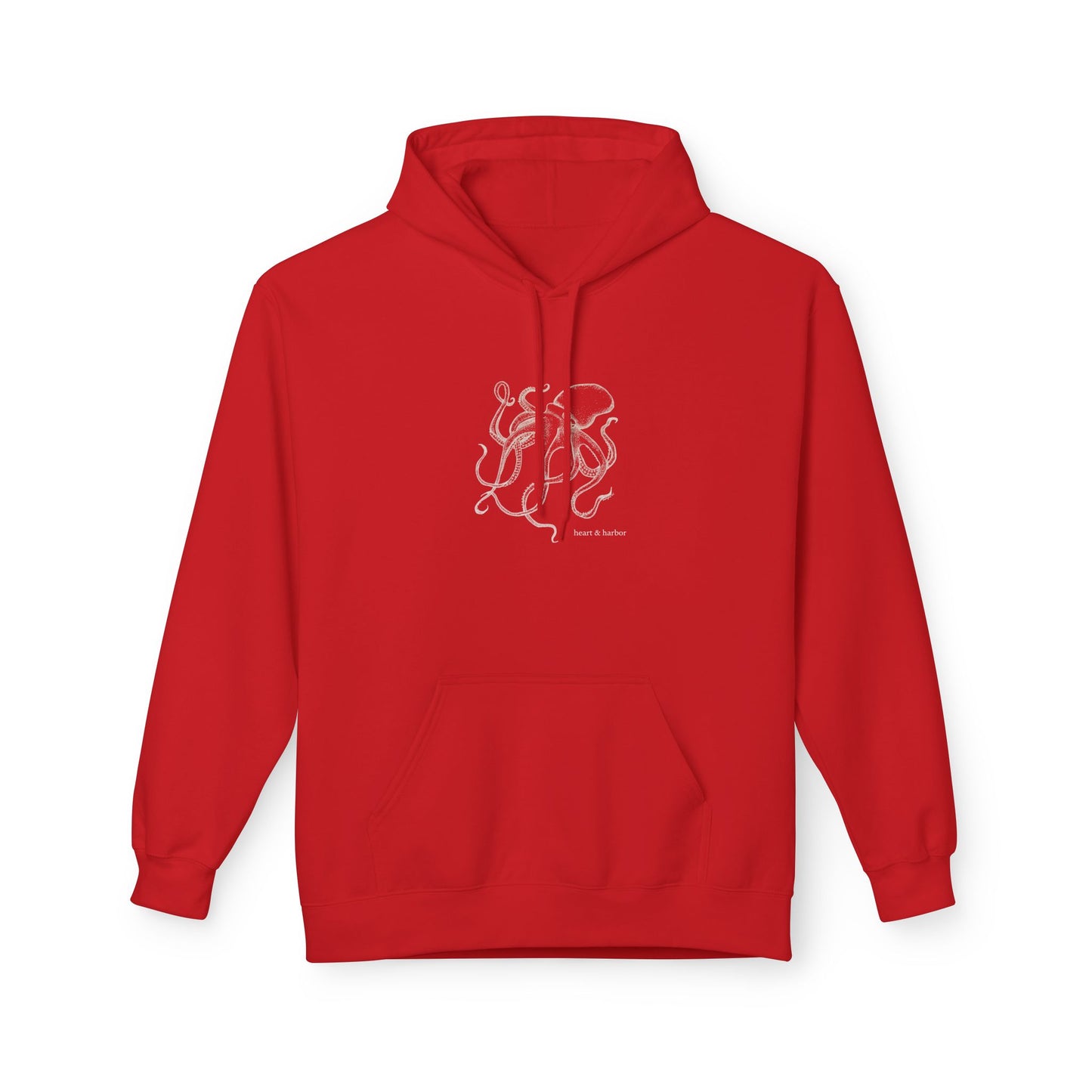 Octopus Hoodie - White Ink