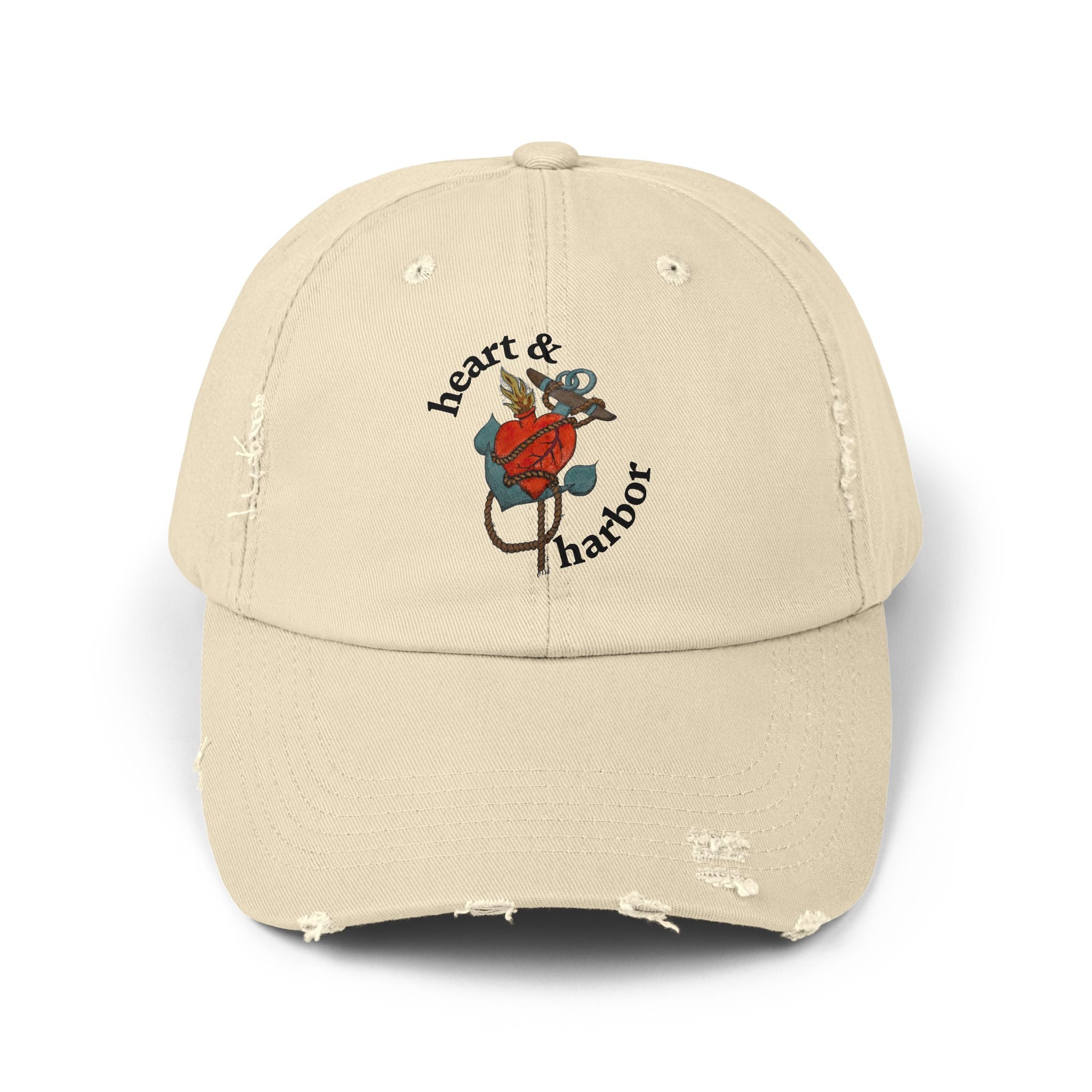 Distressed Cap - Heart & Harbor Design