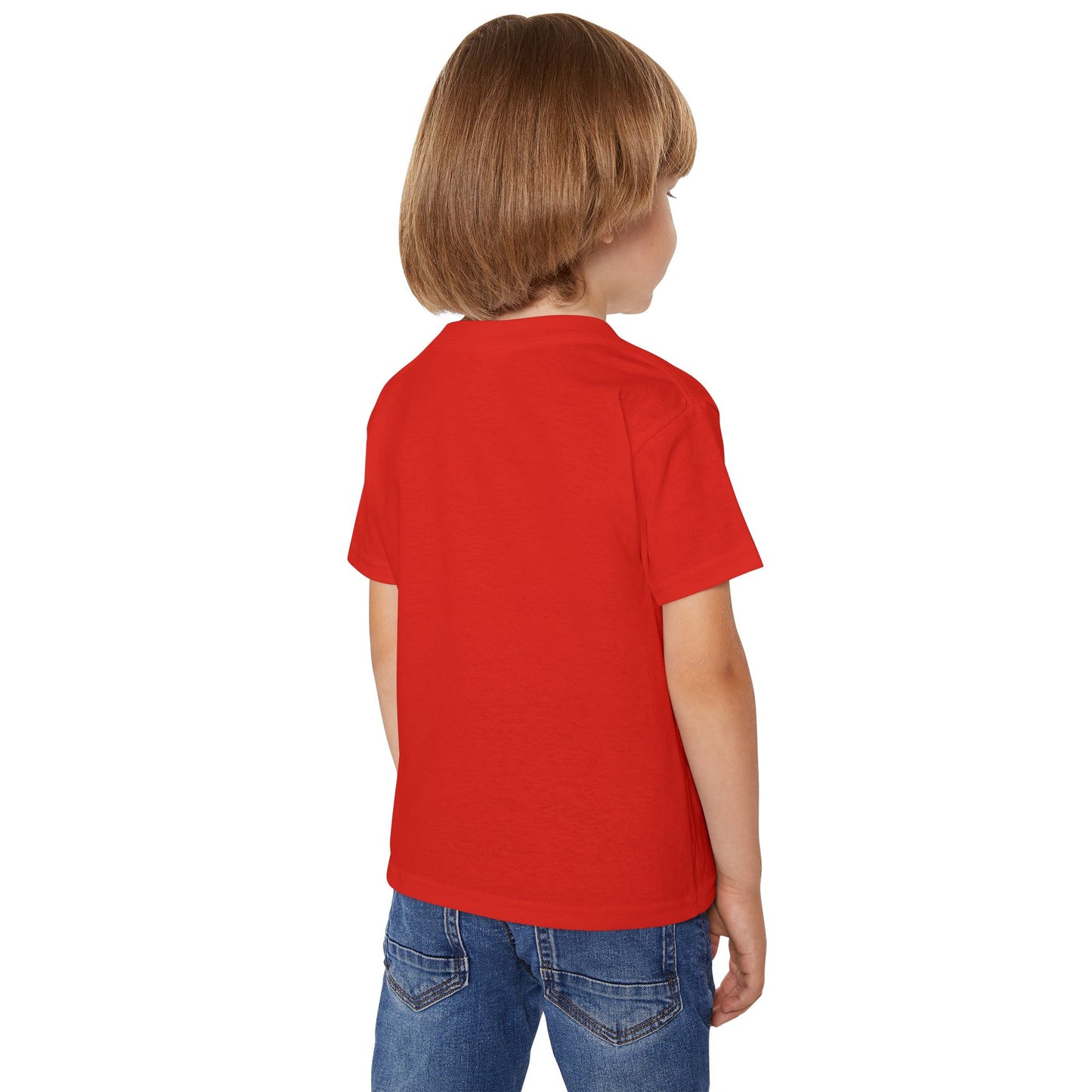 Cute Whale Design Toddler T-shirt in White Print