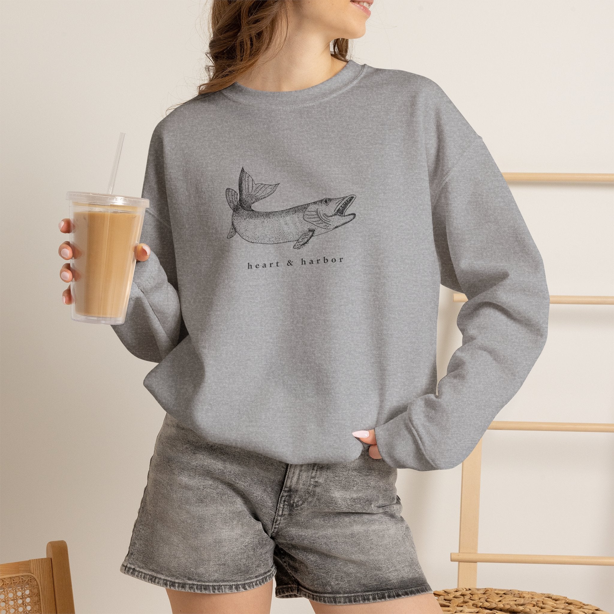 Lurking Muskie - Crewneck Sweatshirt