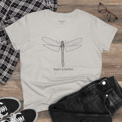 Dragonfly Unisex T-Shirt | Original Hand-Drawn Art | Heart & Harbor | multiple colors
