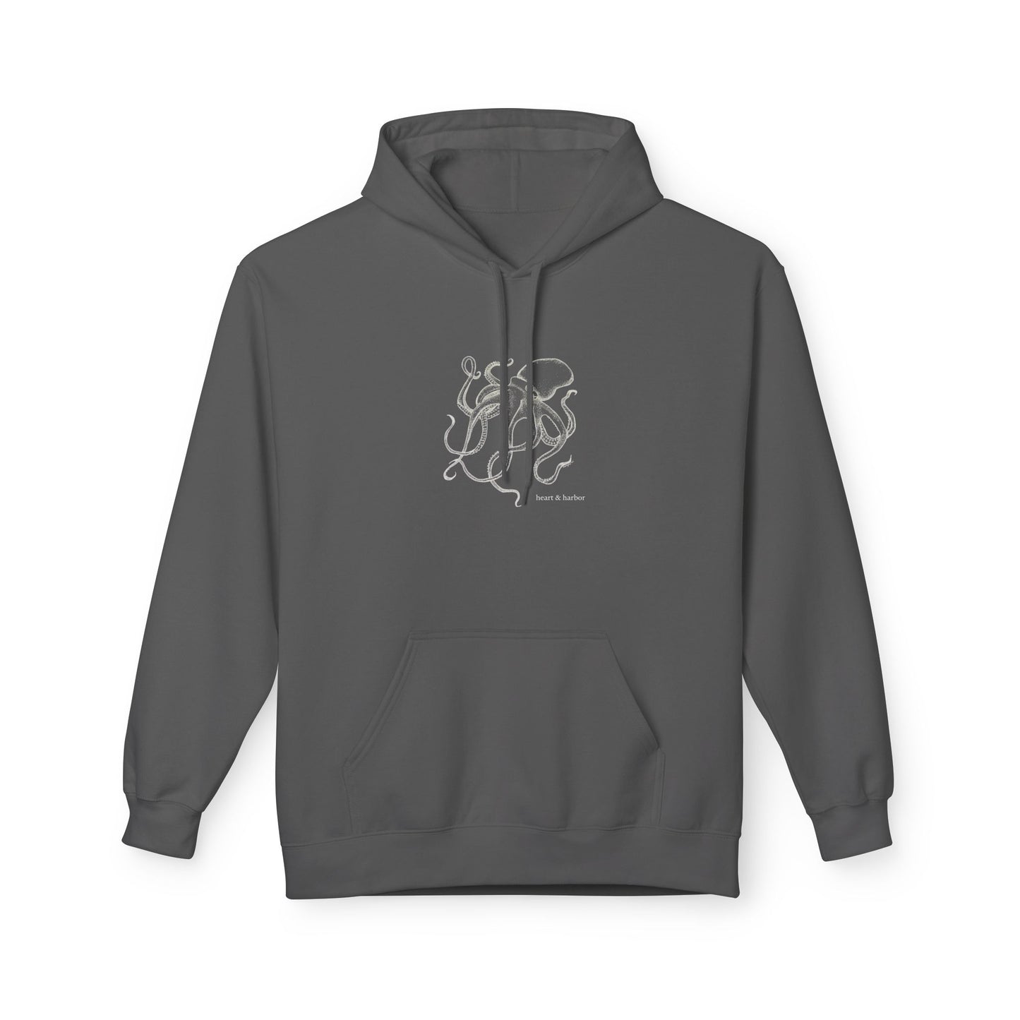 Octopus Hoodie - White Ink