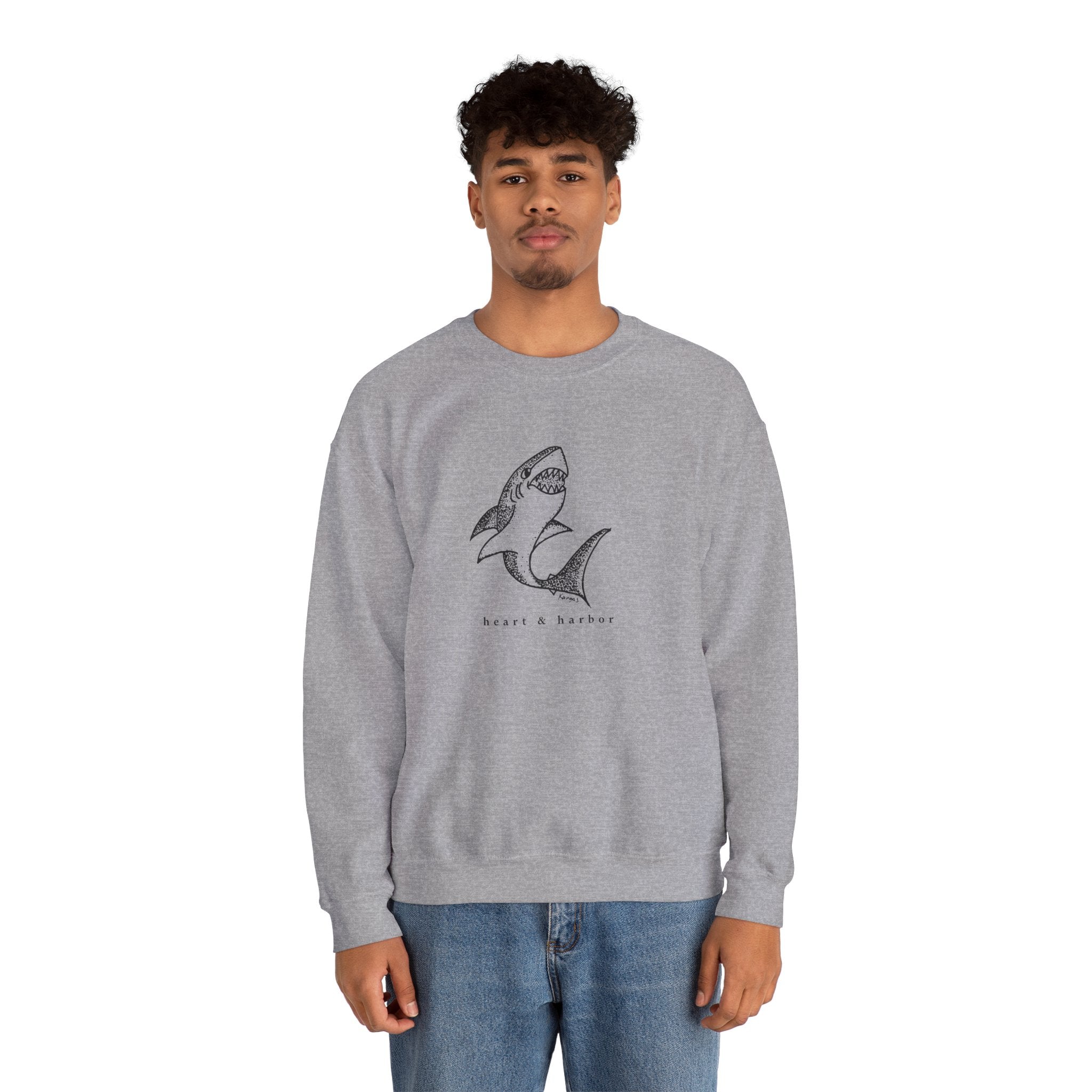 Sharky - Crewneck Fleece