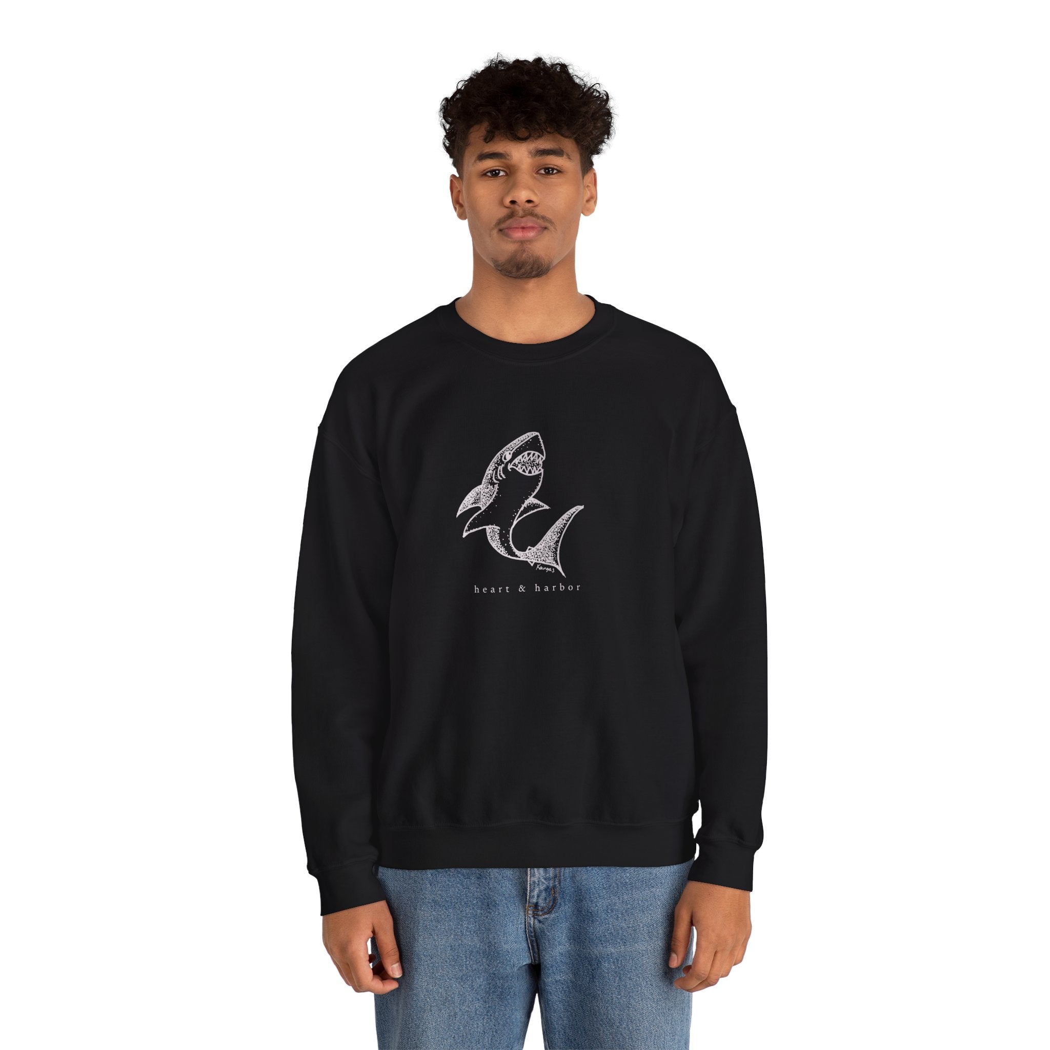 Sharky - Crewneck Fleece