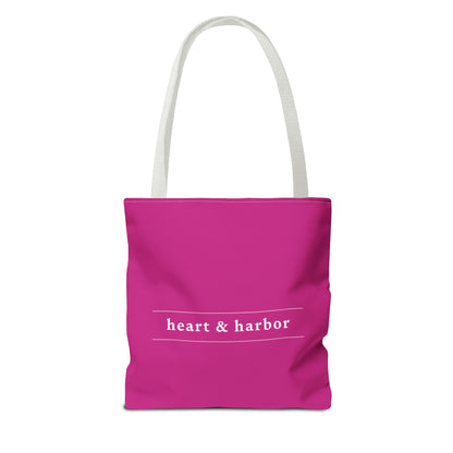 Whale Tote Bag - Pink