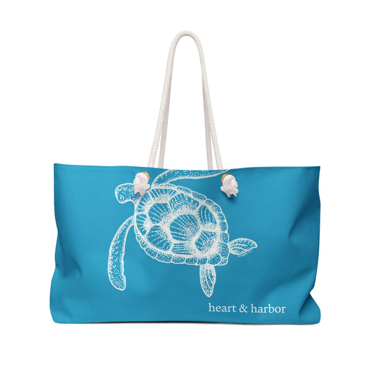 Turtle's Pace Slow Down Weekender Tote bag