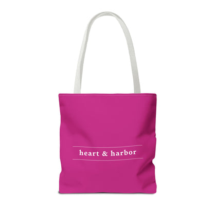 Whale Tote Bag - Pink