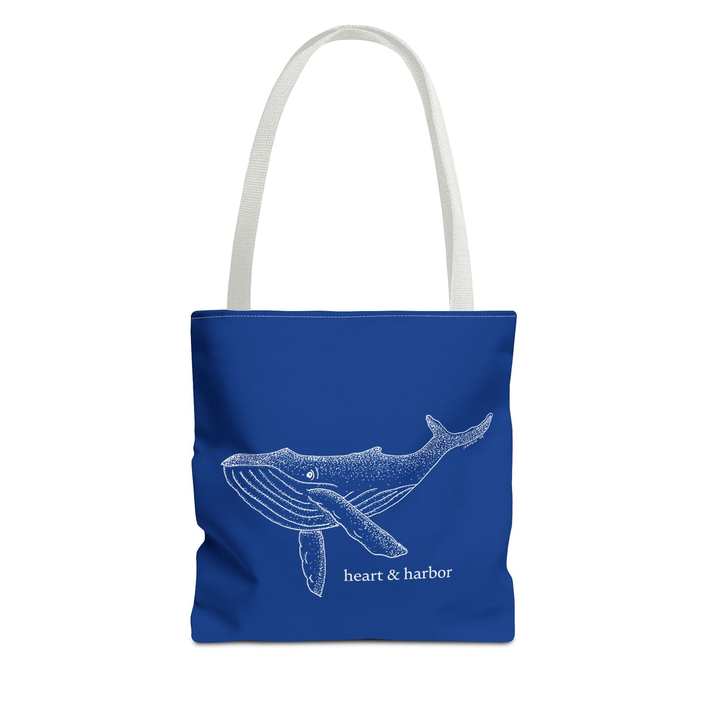 Whale Tote Bag - Navy