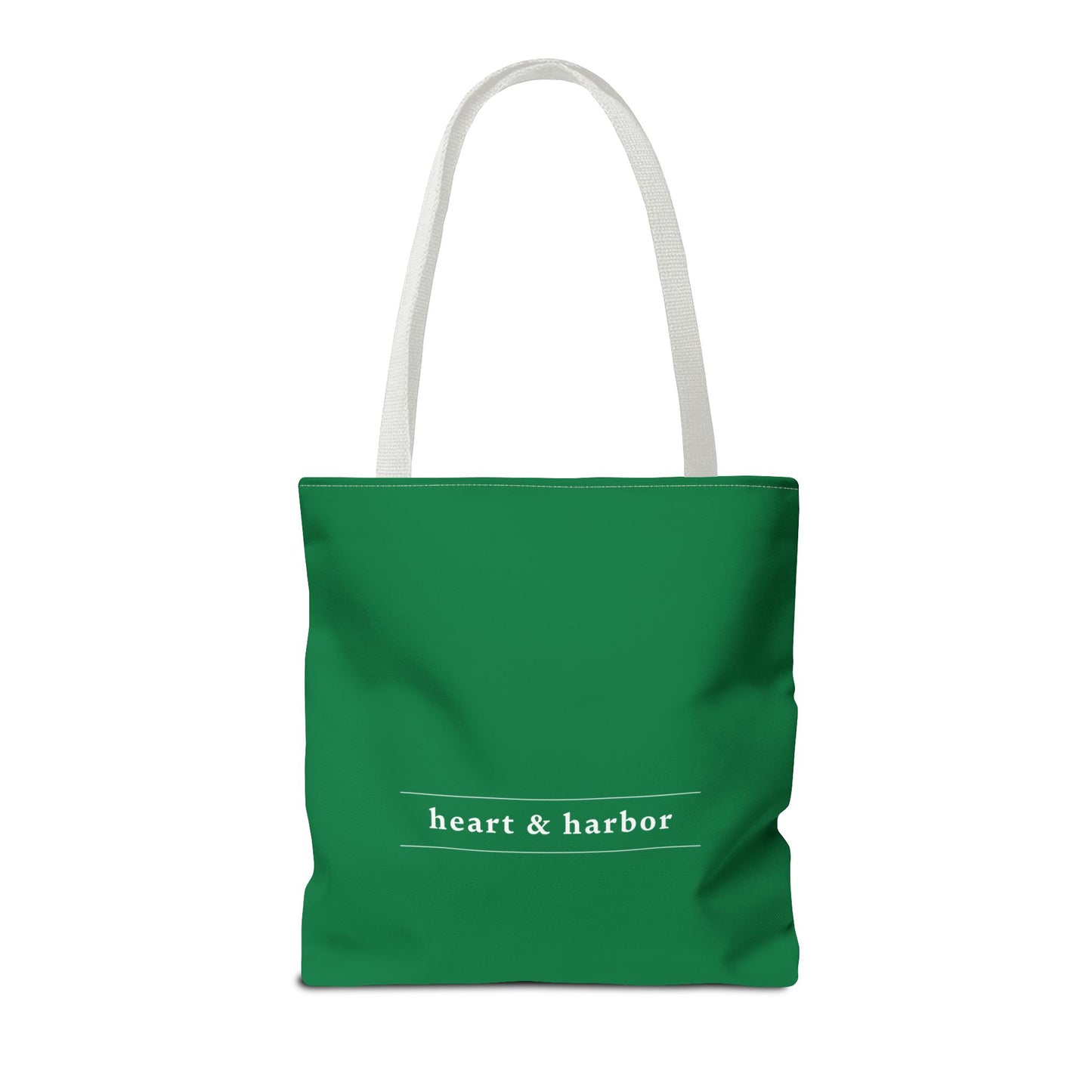 Whale Tote Bag - Dark Green