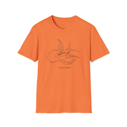 Traditional Tattoo Swallow Unisex T-Shirt