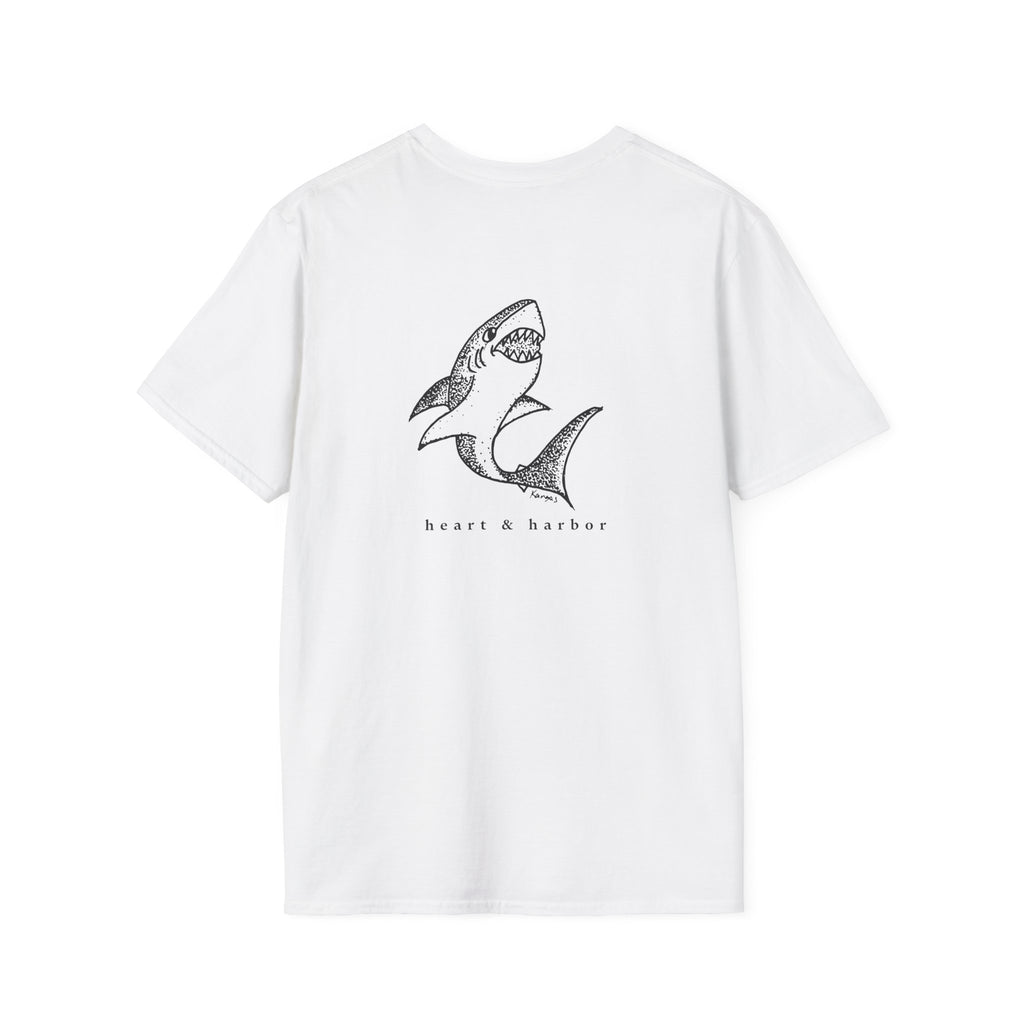 Shark - T-Shirt - Unisex (Back Design)