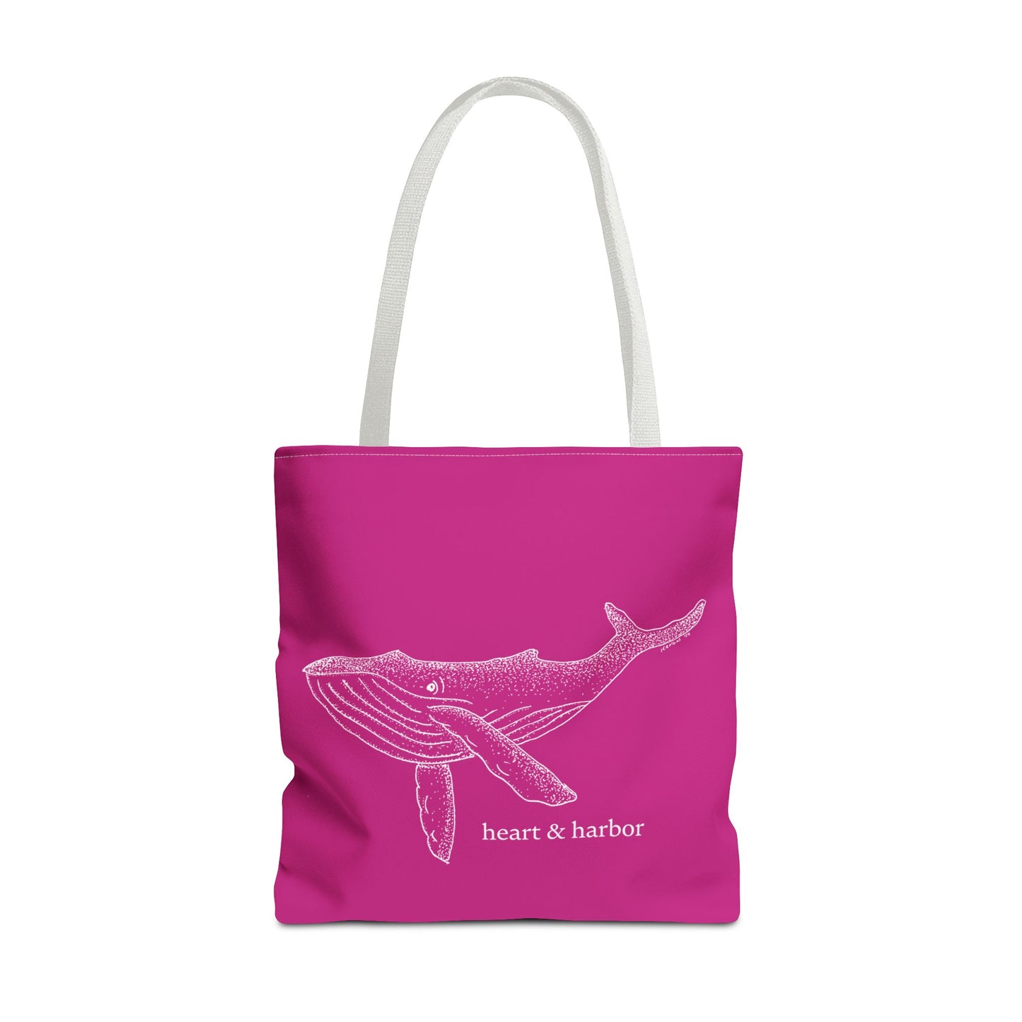 Whale Tote Bag - Pink