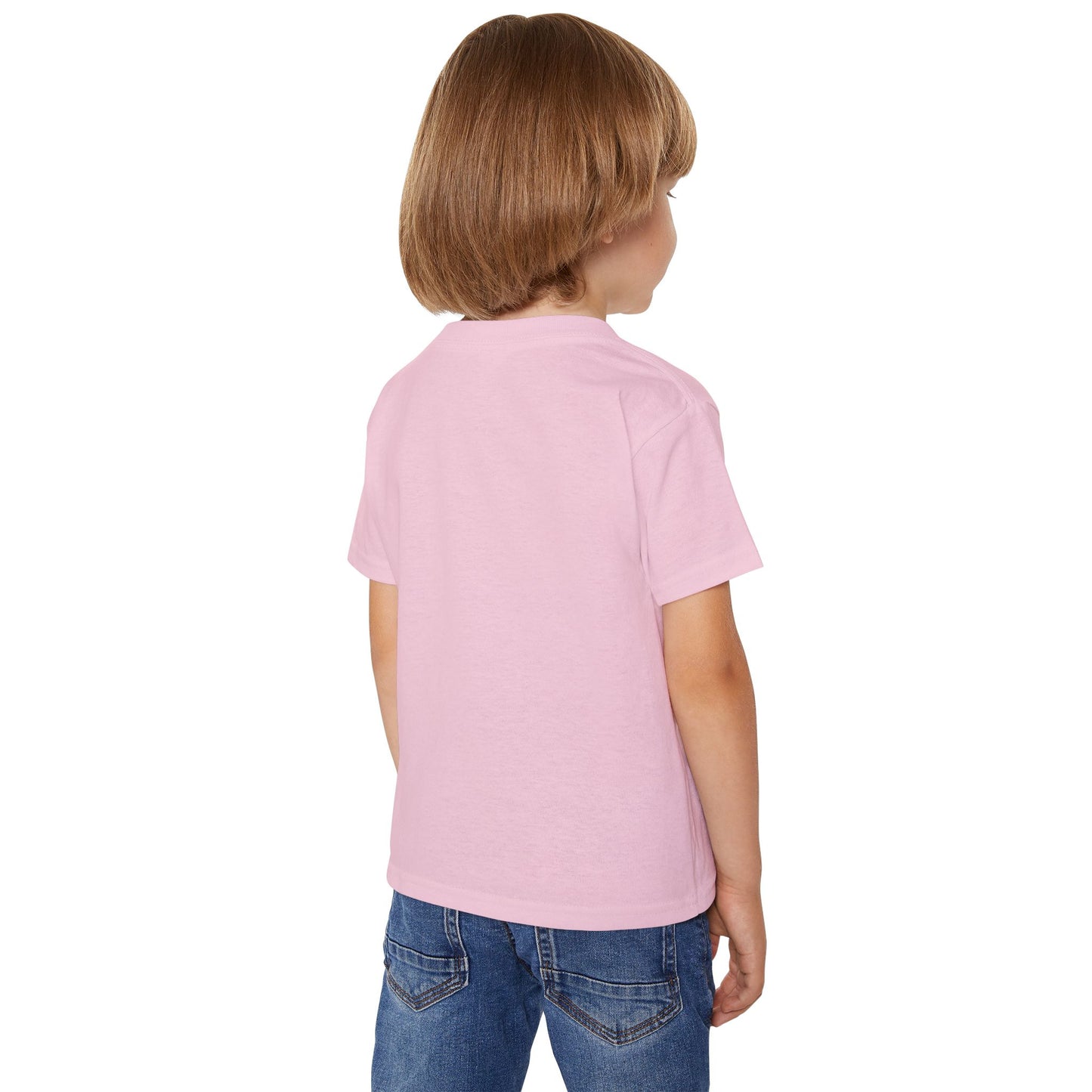 Cute Whale Design Toddler T-shirt in White Print