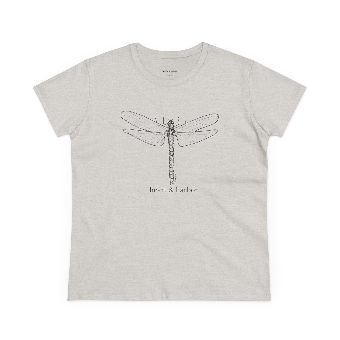 Dragonfly Unisex T-Shirt | Original Hand-Drawn Art | Heart & Harbor | multiple colors
