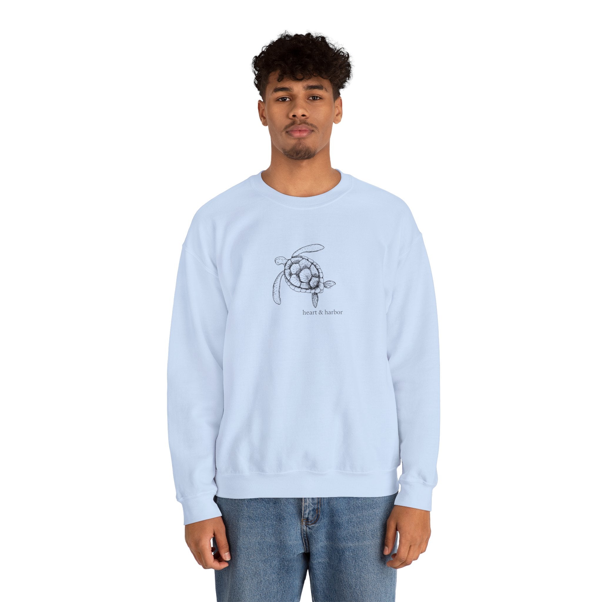 Slow Tide Turtle - Crewneck Fleece