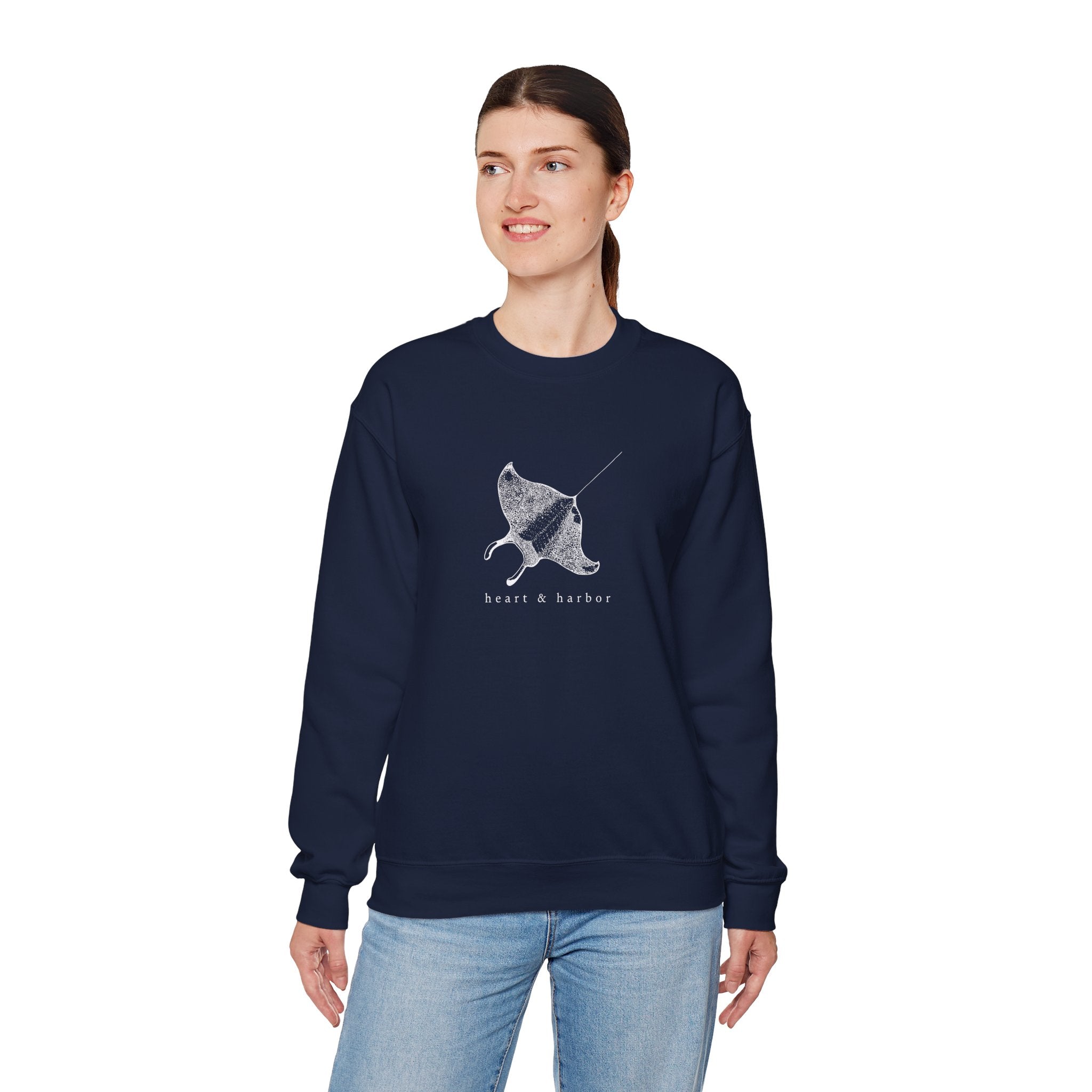 Glide Manta Ray - Crewneck Fleece