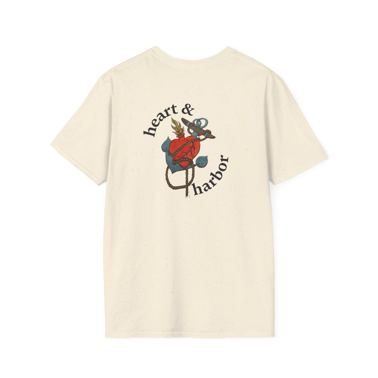 Heart & Harbor Signature Logo Tee | Front & Back Print | Unisex