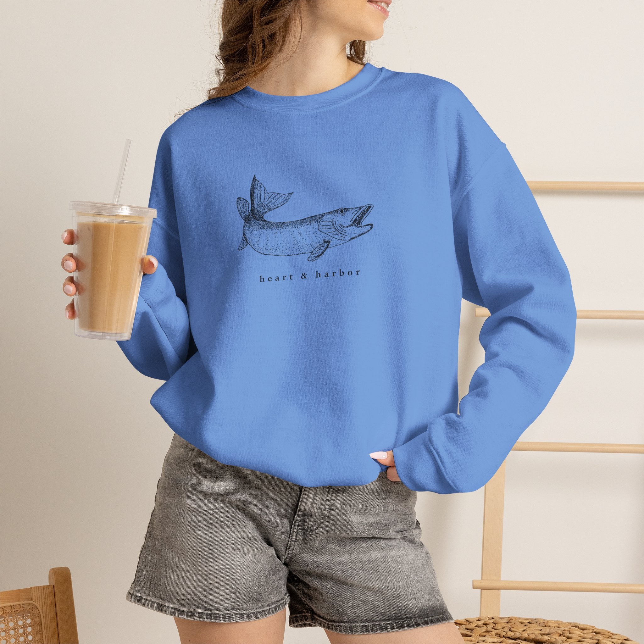 Lurking Muskie - Crewneck Sweatshirt