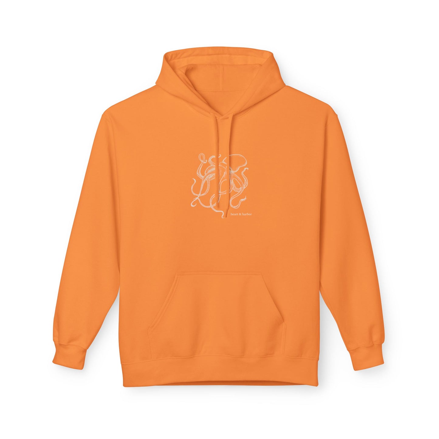 Octopus Hoodie - White Ink