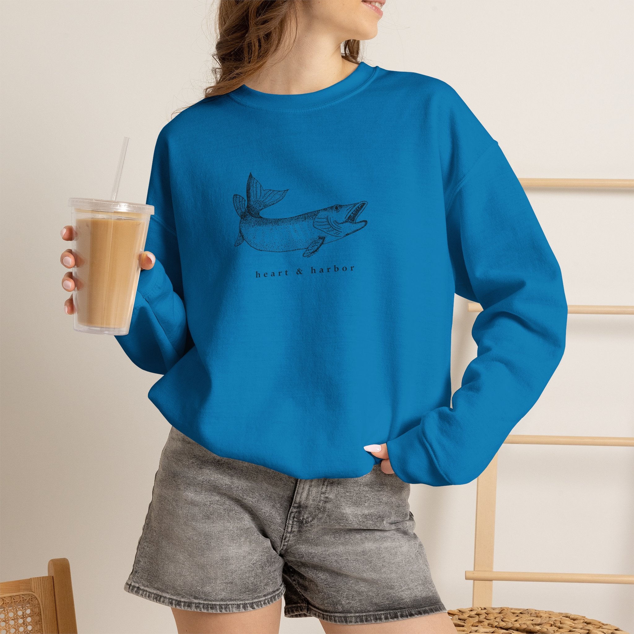 Lurking Muskie - Crewneck Sweatshirt