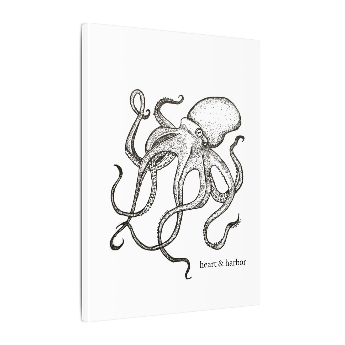 Canvas Wall Art Octopus Print
