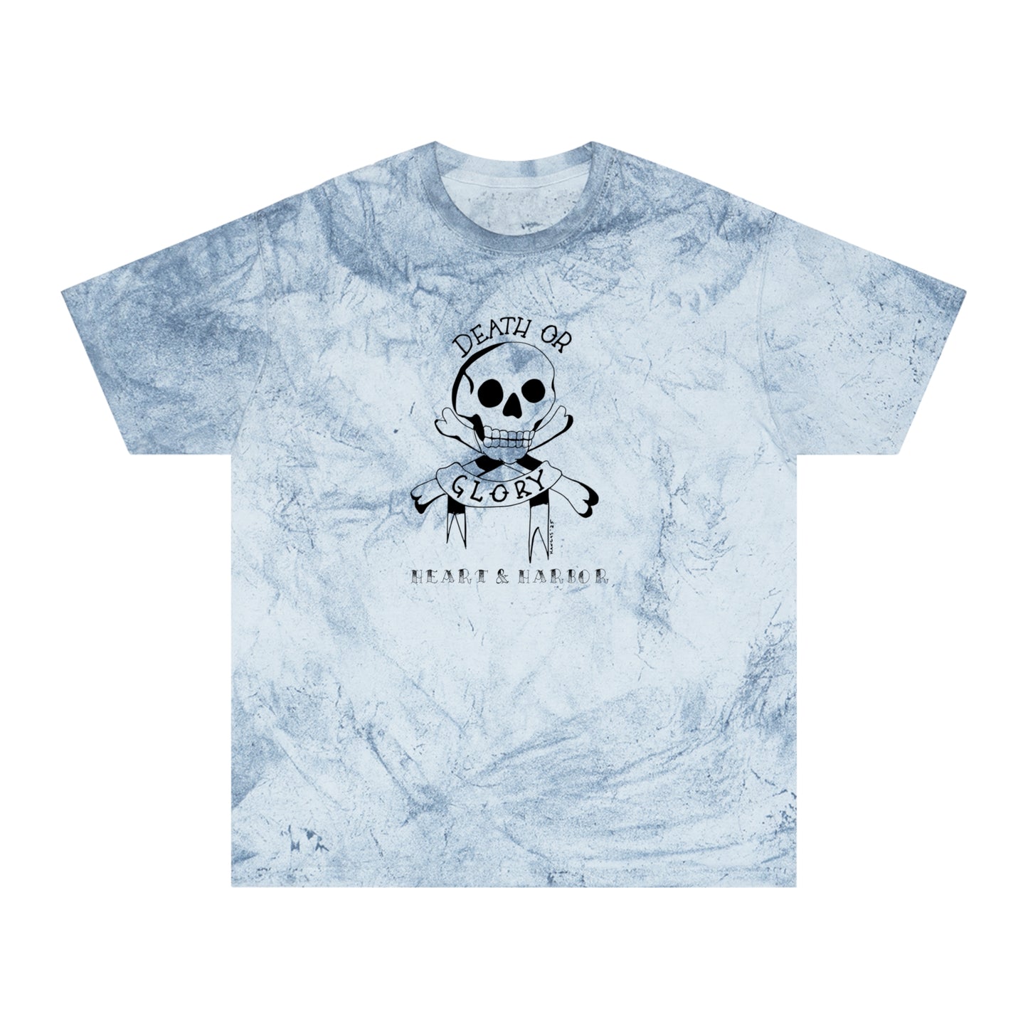 Skull Tattoo Unisex T-Shirt - Badass Color Blast Design