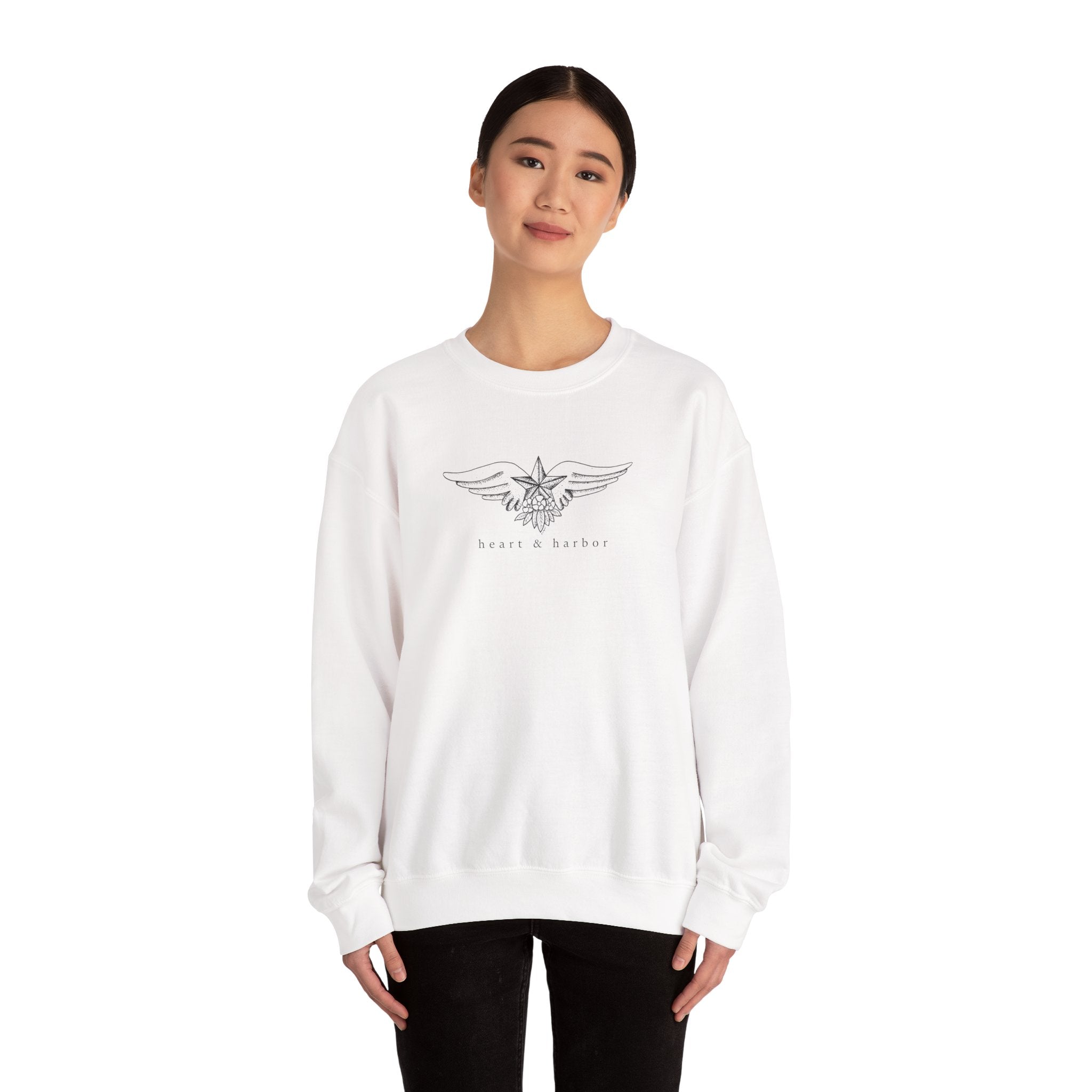 Winged Star - Crewneck Fleece