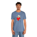 Blue Eat Your Heart Out graphic tee for concerts, casual weekends, and everyday alternative style