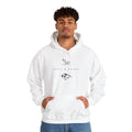 White unisex hoodie with original Chicken & Pig sailor tattoo design