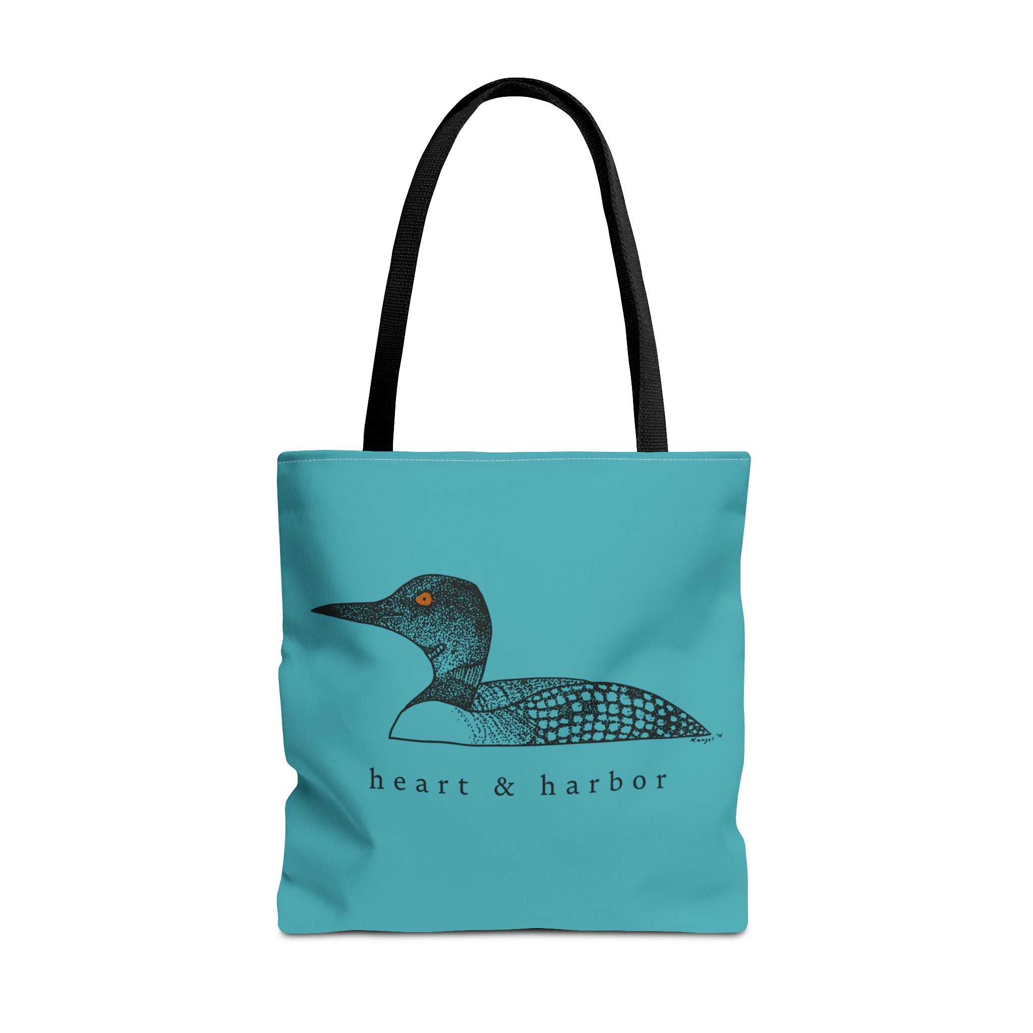 Loon tote bag for cabin weekends, lake days, and everyday use